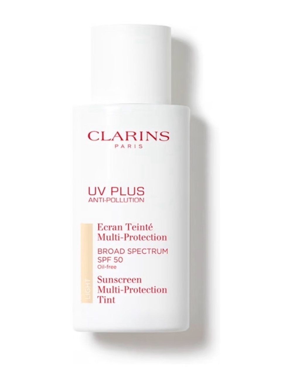 Clarins UV Plus Anti-Pollution Tinted Sunscreen SPF 50 - Light